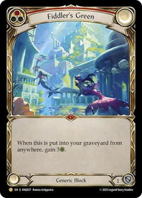 Fiddlers Green (Red) (ANQ037) - Compendium of Rathe - Antiquity Pack (ANQ) #ANQ037 - Gold Flesh and Blood Trading Card
