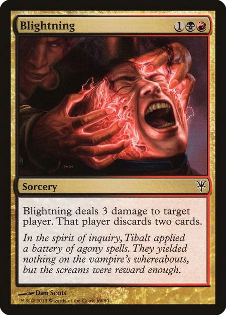 Blightning - Duel Decks: Sorin vs. Tibalt Magic: The Gathering trading card