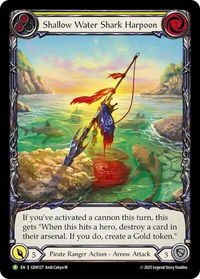 Shallow Water Shark Harpoon - GEM Pack 4 (GEM) #GEM127 - Promo Flesh and Blood Trading Card