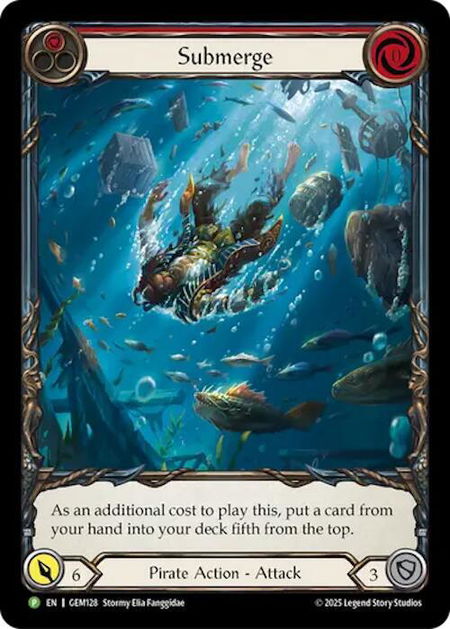 Submerge - GEM Pack 4 Flesh and Blood trading card
