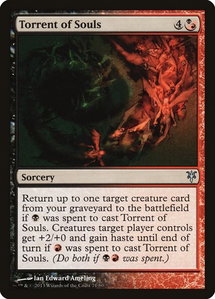 Torrent of Souls - Duel Decks: Sorin vs. Tibalt (DDK) #71 - Uncommon Magic: The Gathering Trading Card