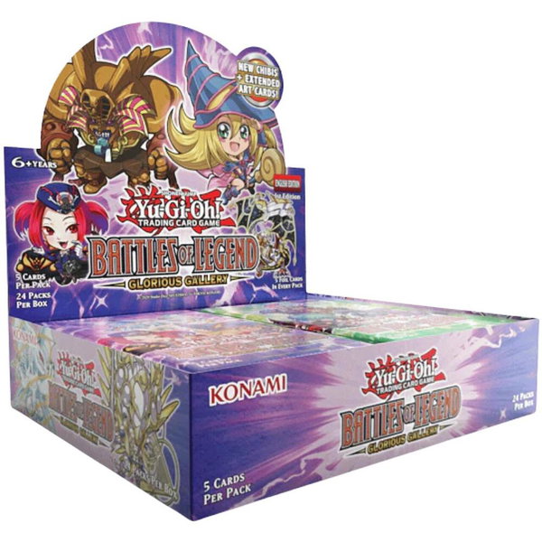 Battles of Legend: Glorious Gallery Booster Box [1st Edition] - Battles of Legend: Glorious Gallery YuGiOh trading card