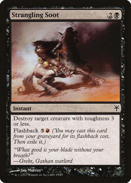 Strangling Soot - Duel Decks: Sorin vs. Tibalt Magic: The Gathering trading card