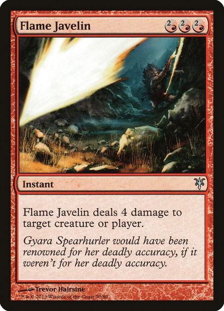 Flame Javelin - Duel Decks: Sorin vs. Tibalt Magic: The Gathering trading card
