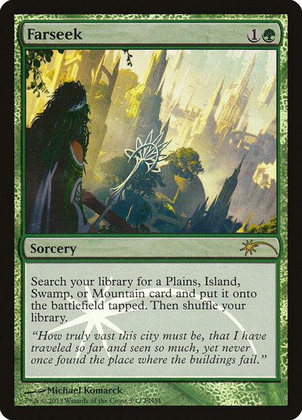 Farseek trading card from FNM Promos Farseek - FNM Promos Magic: The Gathering trading card