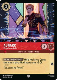 Agnarr - King of Arendelle (Foil) - Winterspell (11) #114/204 - Common Disney Lorcana Trading Card
