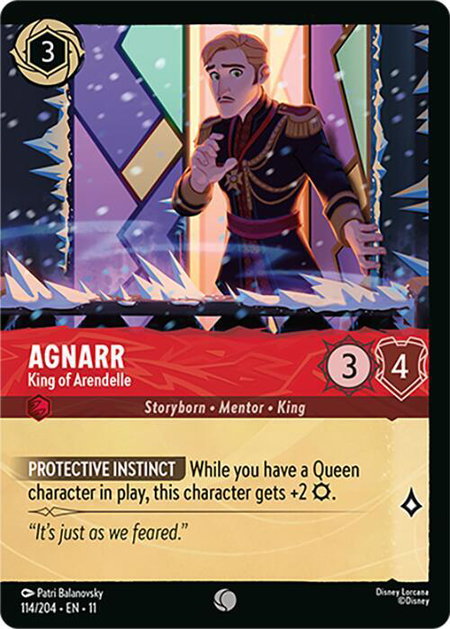 Agnarr - King of Arendelle (Foil) - Winterspell Disney Lorcana trading card