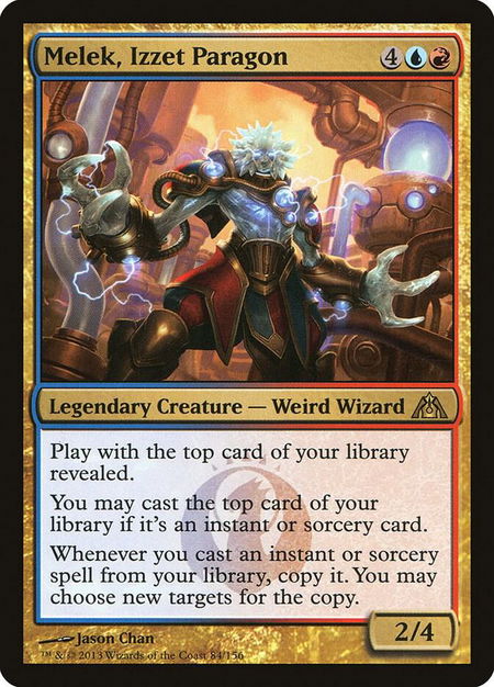 Melek, Izzet Paragon - Dragon's Maze Magic: The Gathering trading card