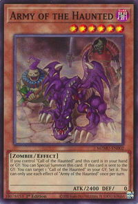 Army of the Haunted - Maze of Muertos #MZMU-EN002 - Super Rare YuGiOh Trading Card