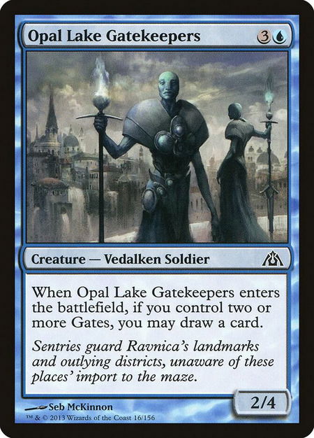 Opal Lake Gatekeepers - Dragon's Maze Magic: The Gathering trading card