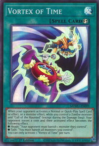 Vortex of Time - Maze of Muertos #MZMU-EN009 - Super Rare YuGiOh Trading Card