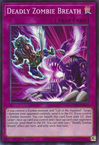 Deadly Zombie Breath - Maze of Muertos #MZMU-EN010 - Super Rare YuGiOh Trading Card