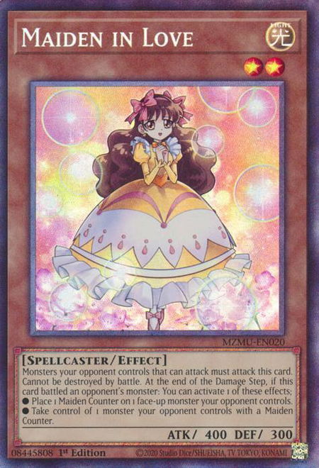 Maiden in Love (Collector's Rare) - Maze of Muertos YuGiOh trading card