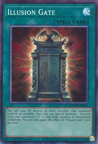 Illusion Gate (Collector's Rare) - Maze of Muertos #MZMU-EN023 - Collector's Rare YuGiOh Trading Card