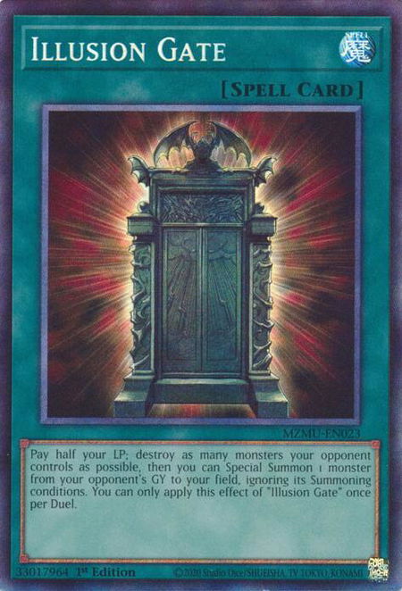Illusion Gate (Collector's Rare) - Maze of Muertos YuGiOh trading card