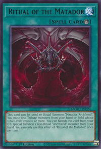 Ritual of the Matador - Maze of Muertos #MZMU-EN024 - Rare YuGiOh Trading Card