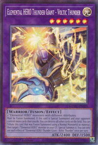 Elemental HERO Thunder Giant - Voltic Thunder (Collector's Rare) - Maze of Muertos #MZMU-EN029 - Collector's Rare YuGiOh Trading Card