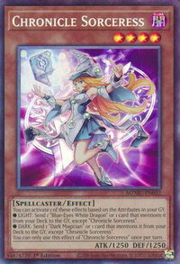 Chronicle Sorceress (Collector's Rare) - Maze of Muertos #MZMU-EN032 - Collector's Rare YuGiOh Trading Card