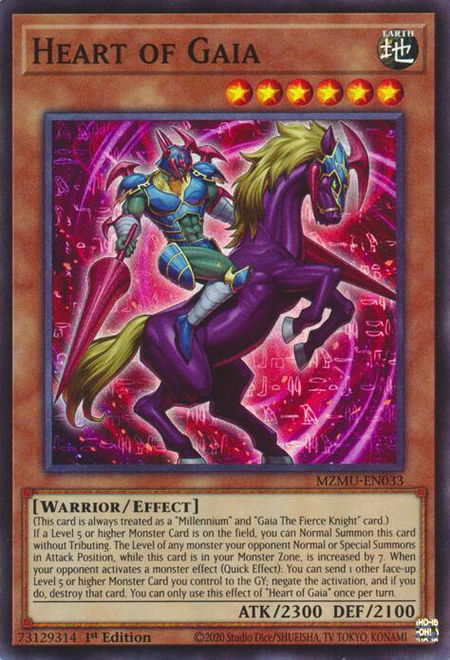 Heart of Gaia - Maze of Muertos YuGiOh trading card