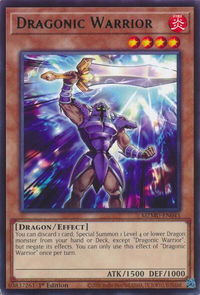 Dragonic Warrior - Maze of Muertos #MZMU-EN043 - Rare YuGiOh Trading Card