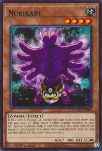 Nurikabe - Maze of Muertos #MZMU-EN044 - Rare YuGiOh Trading Card