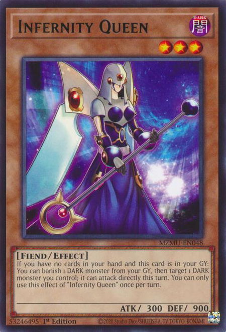 Infernity Queen - Maze of Muertos YuGiOh trading card