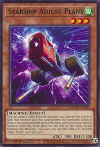 Starship Adjust Plane - Maze of Muertos #MZMU-EN049 - Rare YuGiOh Trading Card