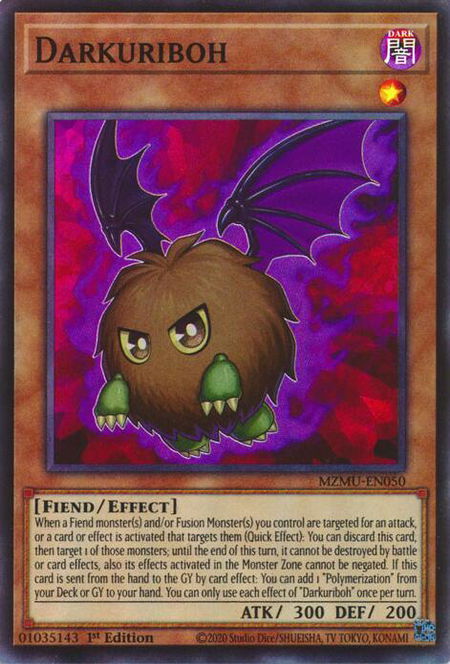 Darkuriboh - Maze of Muertos YuGiOh trading card