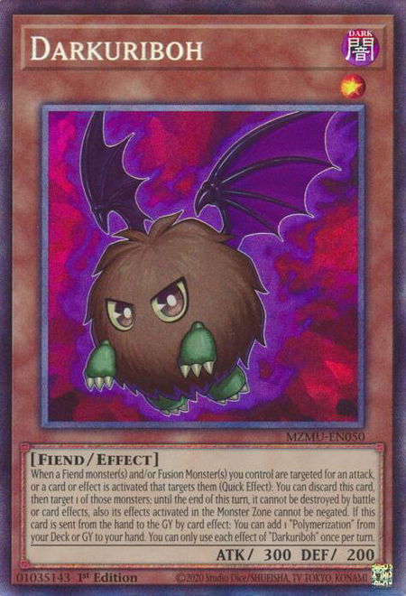 Darkuriboh (Collector's Rare) - Maze of Muertos YuGiOh trading card