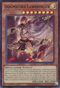Dogmatika Lawbringer - Maze of Muertos #MZMU-EN052 - Ultra Rare YuGiOh Trading Card
