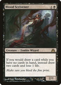 Blood Scrivener - Dragon's Maze (DGM) #22 - Rare Magic: The Gathering Trading Card