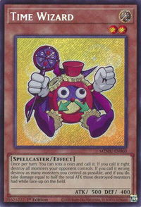 Time Wizard - Maze of Muertos #MZMU-EN060 - Secret Rare YuGiOh Trading Card