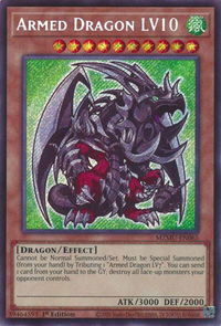 Armed Dragon LV10 - Maze of Muertos #MZMU-EN065 - Secret Rare YuGiOh Trading Card