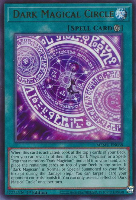 Dark Magical Circle - Maze of Muertos YuGiOh trading card