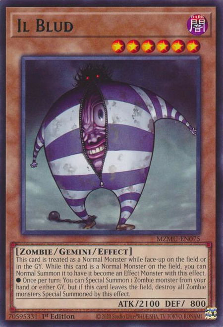 Il Blud - Maze of Muertos YuGiOh trading card