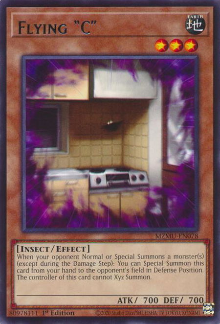 Flying "C" - Maze of Muertos YuGiOh trading card