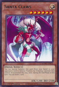 Santa Claws - Maze of Muertos #MZMU-EN079 - Rare YuGiOh Trading Card