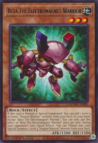 Beta The Electromagnet Warrior - Maze of Muertos #MZMU-EN081 - Rare YuGiOh Trading Card