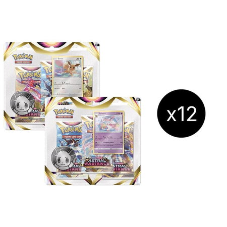 Astral Radiance 3 Pack Blister Case - SWSH10: Astral Radiance Pokémon trading card