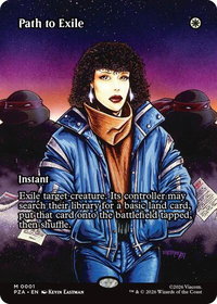 Path to Exile (Borderless) - Teenage Mutant Ninja Turtles Source Material (PZA) #1 - Mythic Magic: The Gathering Trading Card