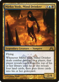 Mirko Vosk, Mind Drinker - Dragon's Maze (DGM) #85 - Rare Magic: The Gathering Trading Card