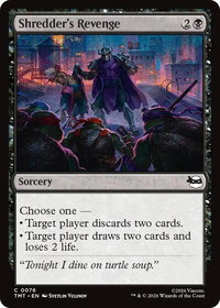 Shredder's Revenge - Teenage Mutant Ninja Turtles (TMT) #76 - Common Magic: The Gathering Trading Card
