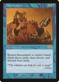 Attunement - Urza's Saga (USG) #61 - Rare Magic: The Gathering Trading Card