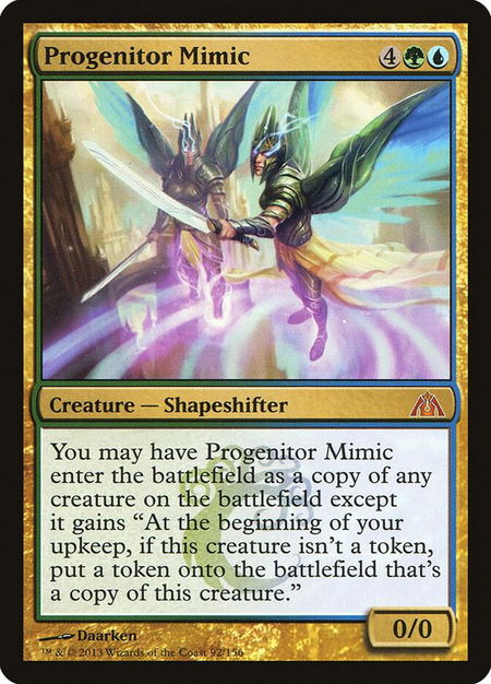 Progenitor Mimic - Dragon's Maze Magic: The Gathering trading card