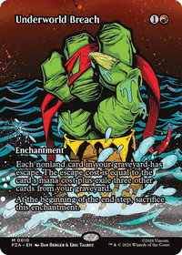 Underworld Breach (Borderless) - Teenage Mutant Ninja Turtles Source Material (PZA) #10 - Mythic Magic: The Gathering Trading Card