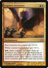 Legion's Initiative - Dragon's Maze (DGM) #81 - Mythic Magic: The Gathering Trading Card