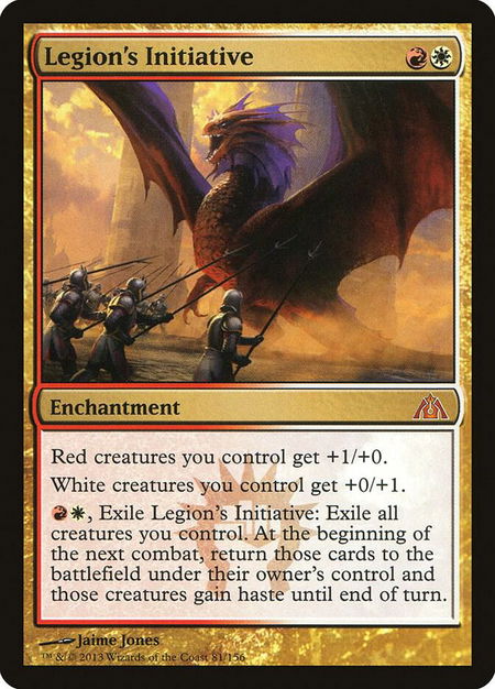 Legion's Initiative - Dragon's Maze Magic: The Gathering trading card