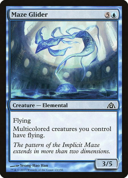 Maze Glider - Dragon's Maze Magic: The Gathering trading card