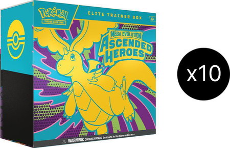 Ascended Heroes Elite Trainer Box Case - ME: Ascended Heroes Pokémon trading card
