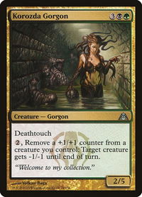 Korozda Gorgon - Dragon's Maze (DGM) #78 - Uncommon Magic: The Gathering Trading Card